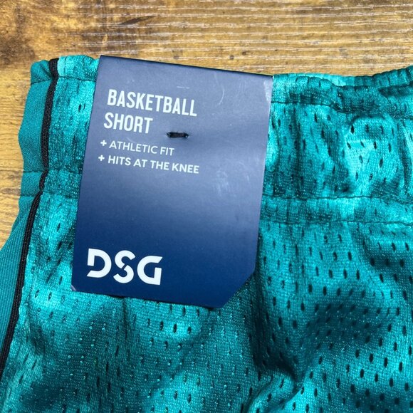 DSG Boy's Basketball Shorts Green‎ NWT Size 2XS - Picture 3 of 5